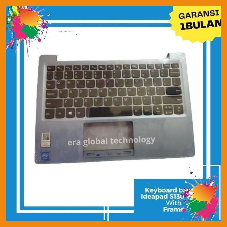 keyboard laptop lenovo ideapad s130-11igm with frame [egt]