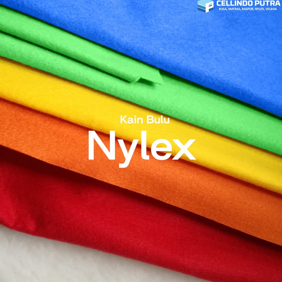 (33M✯➤➦ Cellindo Kain Nylex Polos Bahan Bulu Boneka (ECERAN) K-31