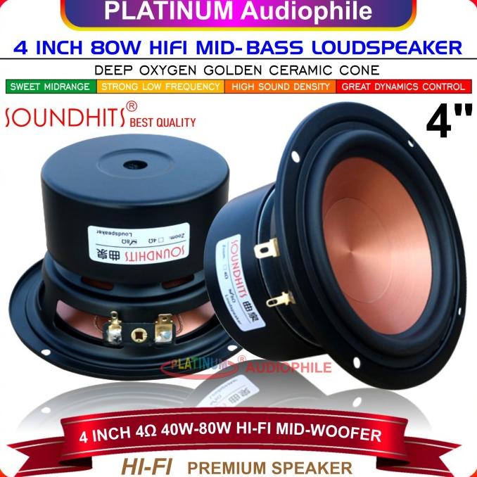 Speaker 4 Inch Mid Bass Mid Woofer Hifi Best Quality Mid Range Bass