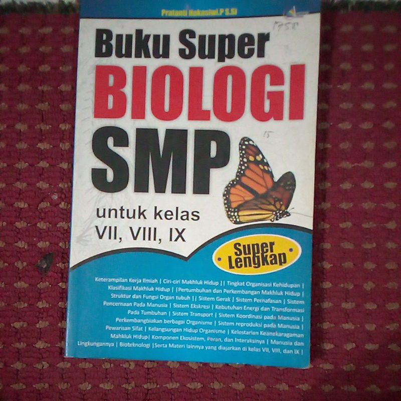 buku super biologi smp untuk kelas 7, 8, 9