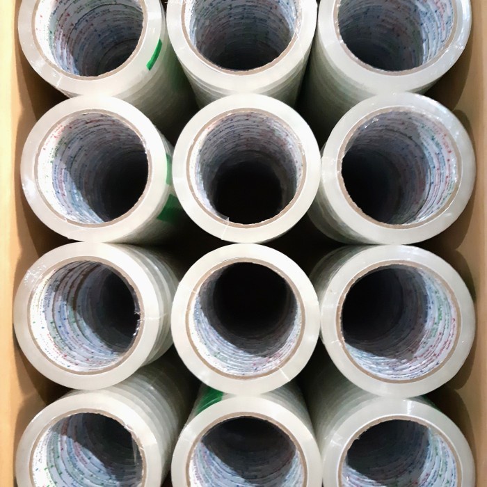 

ISOLASI MURAH 1/2" 72 YARD /SOLASI/12MM/ISOLATIP/SELOTIP DUS AN