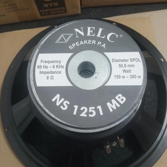 speaker 12 inch nelc 1251 mb termurah original