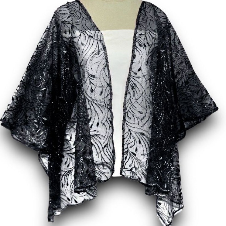 ㅎLVPㅎ HARGA PROMO/BRUKAT CAPE TILE/OUTER KEBAYA BRUKAT/KEBAYA CAPE KILAU TULLE/OUTER KEBAYA KONDANGA