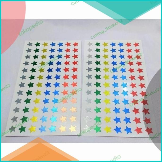 

STAR STICKER - Sticker Bintang - [ 1 Pad ] 20JVLZ3 perkakas