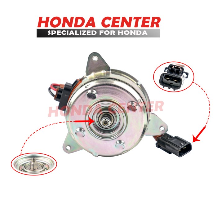 ✨Termurah AsliMotor Fan Radiator Brio 2015 2016 2017 2018 2019 Manual 1 Kipas Bisa Sameday