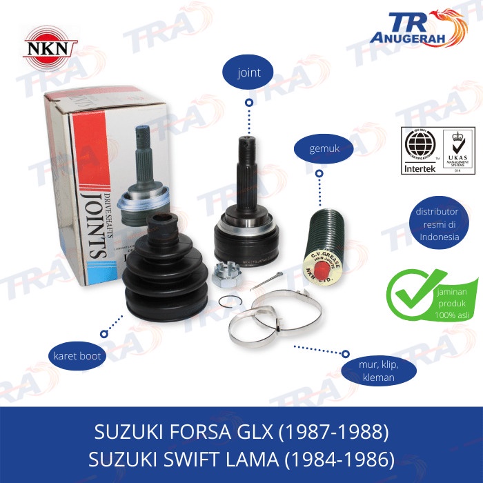 ✨Ori Cv Joint As Roda Luar Nkn Suzuki Forsa Glx Swift Terbatas