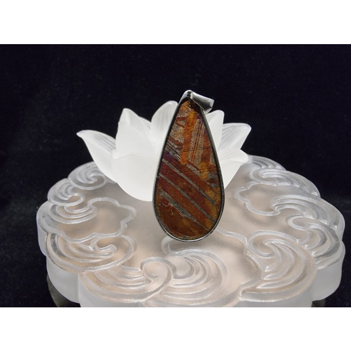 ✨Termurah Liontin Meteorite Seymchan Pallasite Rusia Energy Boost 40Mm M042 Diskon