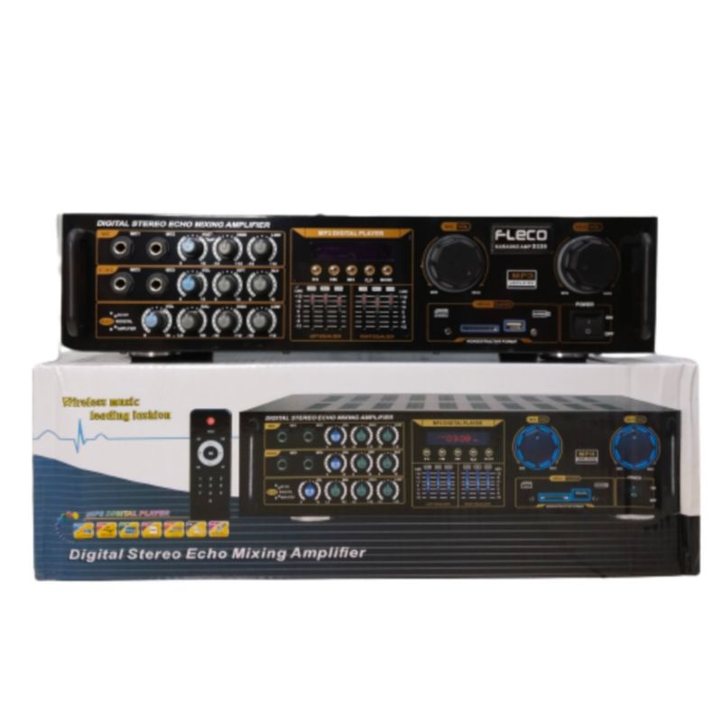 Power Amplifier / Ampli Stereo Karaoke Bluetooth MP3 FLECO D339