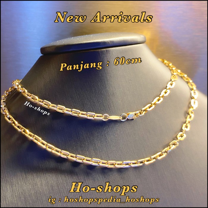 ✨Sale Kalung Panjang Milano Mas Kuning Kadar 700 Asli Emas Bisa Sameday