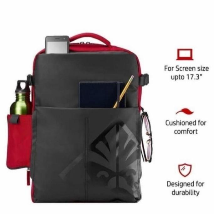 TERBARU HP OMEN Backpack Tas Laptop 17.3" Merah