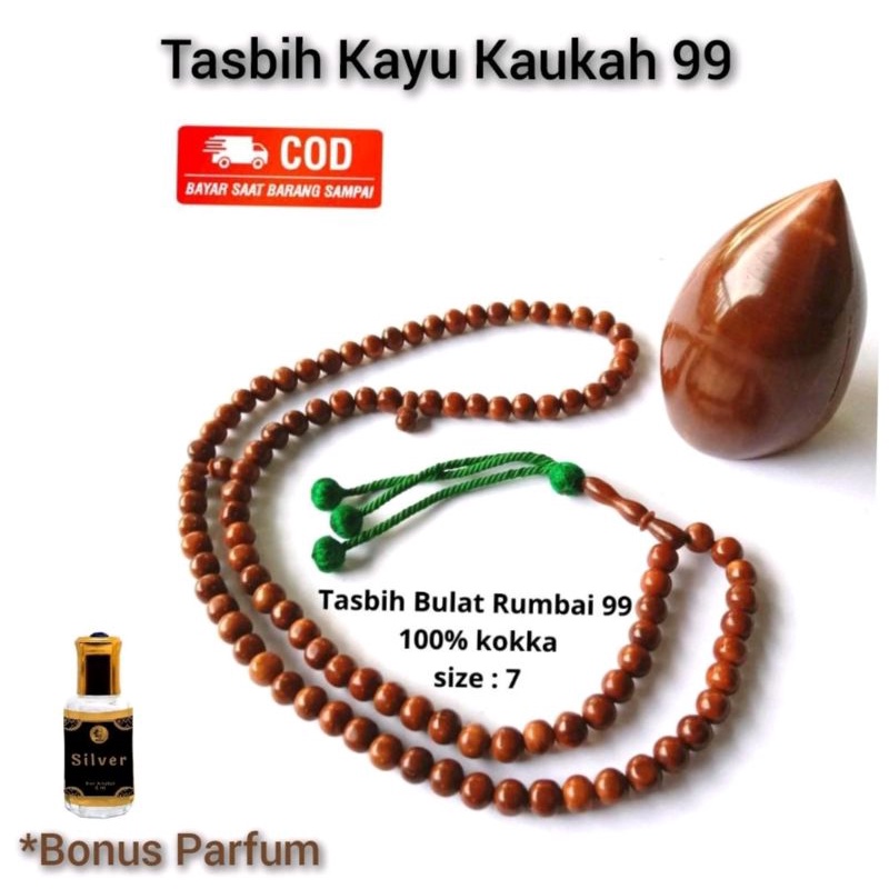 Tasbih Kayu Kokka 99 (Membeli=Donasi) muslim motif