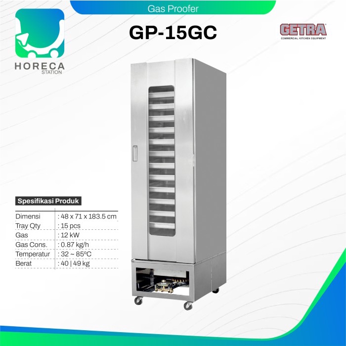 Getra Gas Proofer Low Pressure Gp-15Gc / Gp 15Gc / Gp 15 Gc