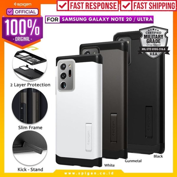 [Original] Original Spigen Tough Armor Case Samsung Note 20 Note20 Ultra Cover Terbaru