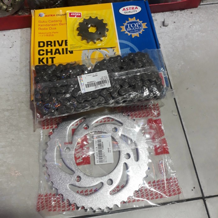 ✨New Gear Set Megapro Monoshock..Aspira..Standar Pabrik.. Terbaru