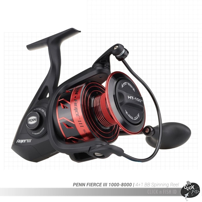 Terbaru Penn Fierce Iii 1000-8000 Spinning Reel Power Handle Terlaris