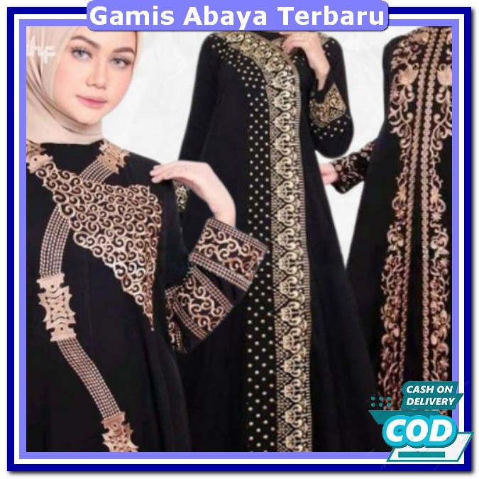 Baju Gamis Remaja Kekinian Jumbo Mewah Gmis Murah Elegan Gamis Turki Terbaru Abaya Mewah Gamiz Model
