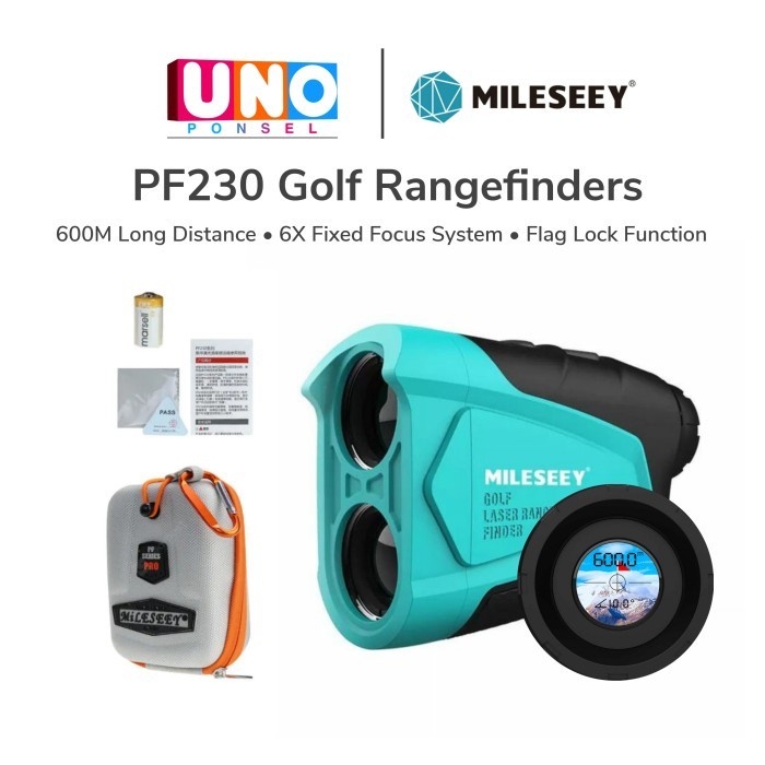 ✨New Ori Mileseey Pf230 Golf Laser Rangefinder Hunting Distance Rangefinder Terbaru