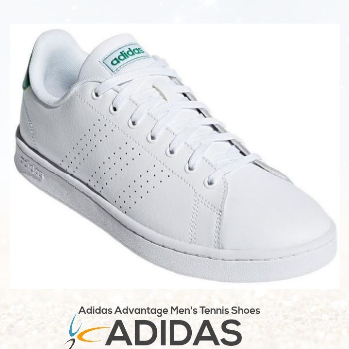 [ORI] Sepatu Tenis Pria Adidas Advantage White Ori Terbatas