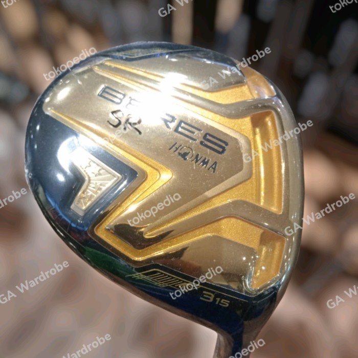 [ORI] Stik Golf Wood Fairway No. 3 Honma Black Series 2022 Bintang 4 Sr Diskon