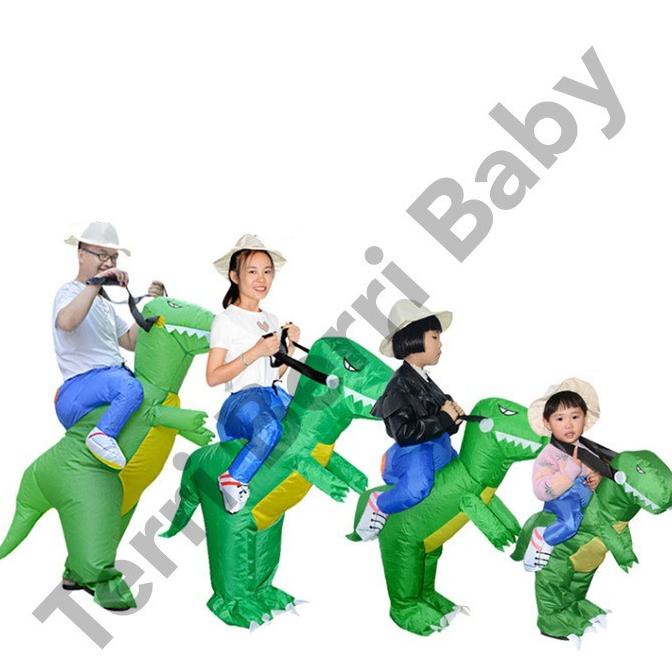 KOSTUM DINO ANAK PESTA COSPLAY DINOSAURUS ANAK ULTAH BADUT INFLATABLE