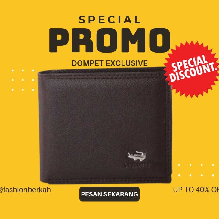 [H☏52>V DOMPET PRIA BUAYA KEREN SINTETIS HITAM LIPAT LOOTHER.CO DOMPET PRIA MURAH KEREN BAHAN KULIT 