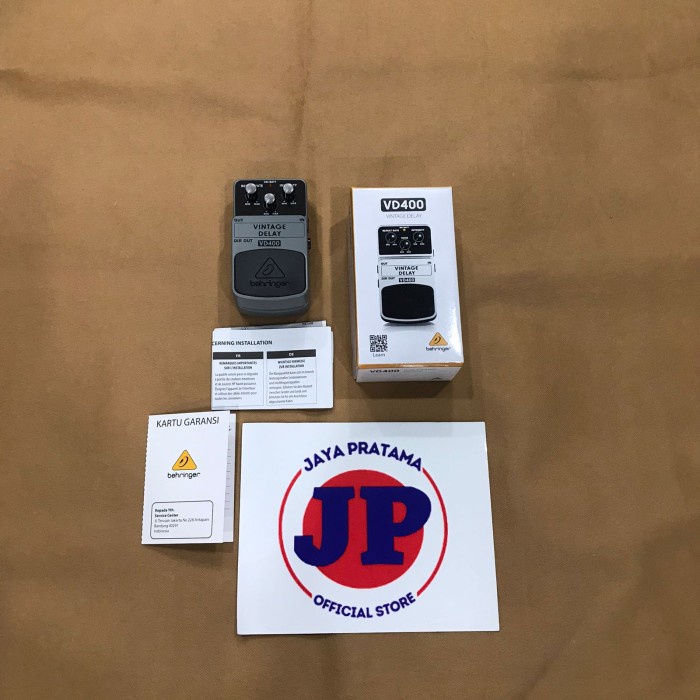 Behringer VD400 Vintage Analog Delay Efek Pedal Gitar Original VD-400