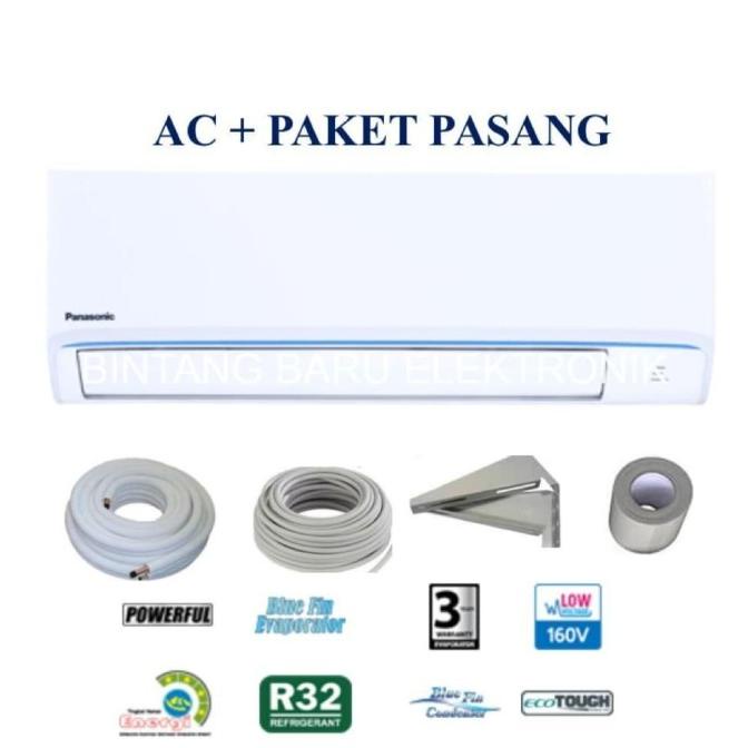 Ac Panasonic Cs/Cu Ln9Wkj 1Pk 1 Pk + Paket Pasang Low Voltage R32