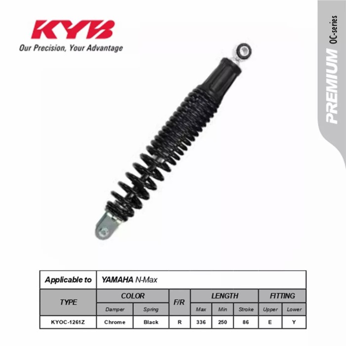 ✨New Shock Belakang Motor Yamaha Nmax N Max Kyb Kayaba Premium Original Diskon