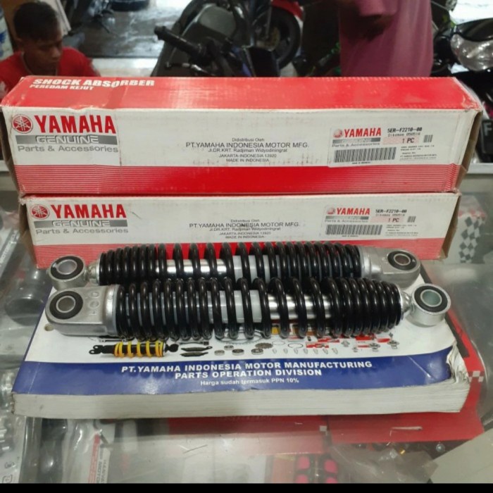 ✨New Shock Belakang Vega R Lama Asli Ygp Yamaha 5Er-F2210-00 Berkualitas