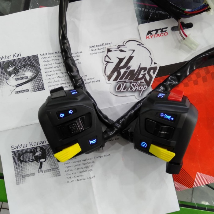 ✨New Ori Saklar Pulsar Ktc Saklar Nyala Nmax Pcx Aerox Limited