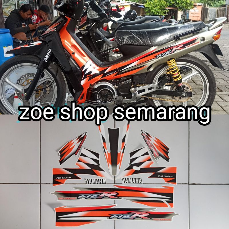 striping f1zr millenium hitam orange