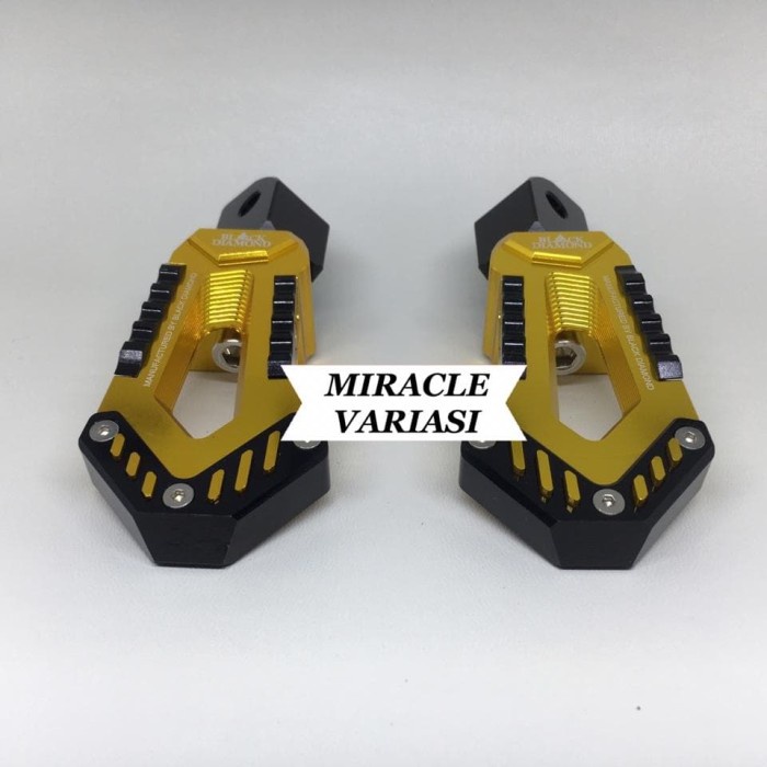 ✨Original Footstep Yamaha Aerox 155 Variasi Merk Black Diamond Step Aerox Blkg Bisa Sameday