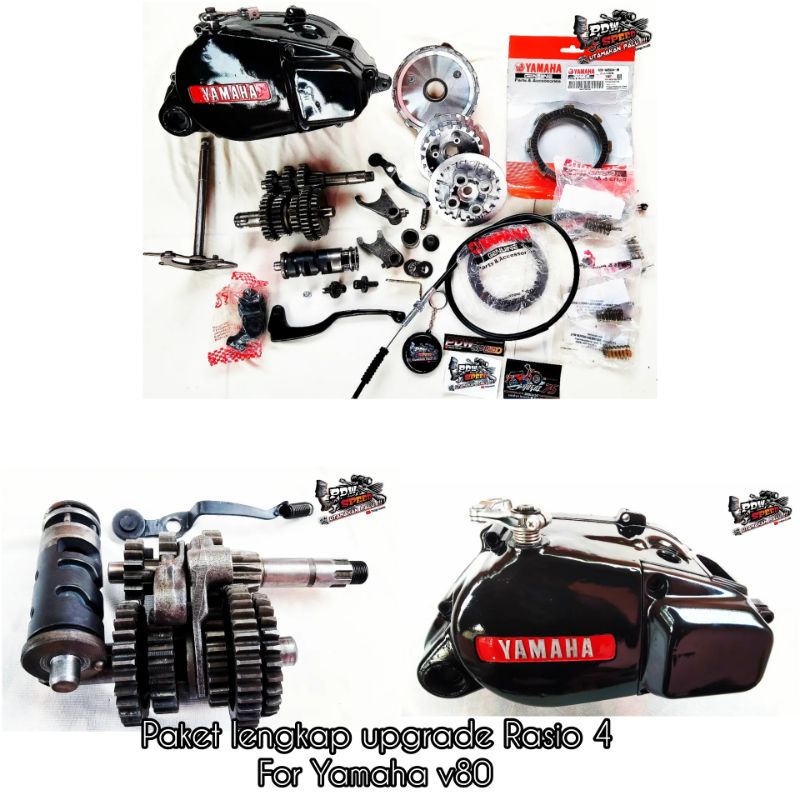 Paket Lengkap 1 Set Rasio 4 Kopling Manual Yamaha v80 Tinggal Pasang