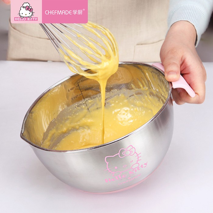 

✨Baru Chefmade Kt 7011 Kitty Stainless Mixing Bowl / Mangkok Adonan 20Cm Limited