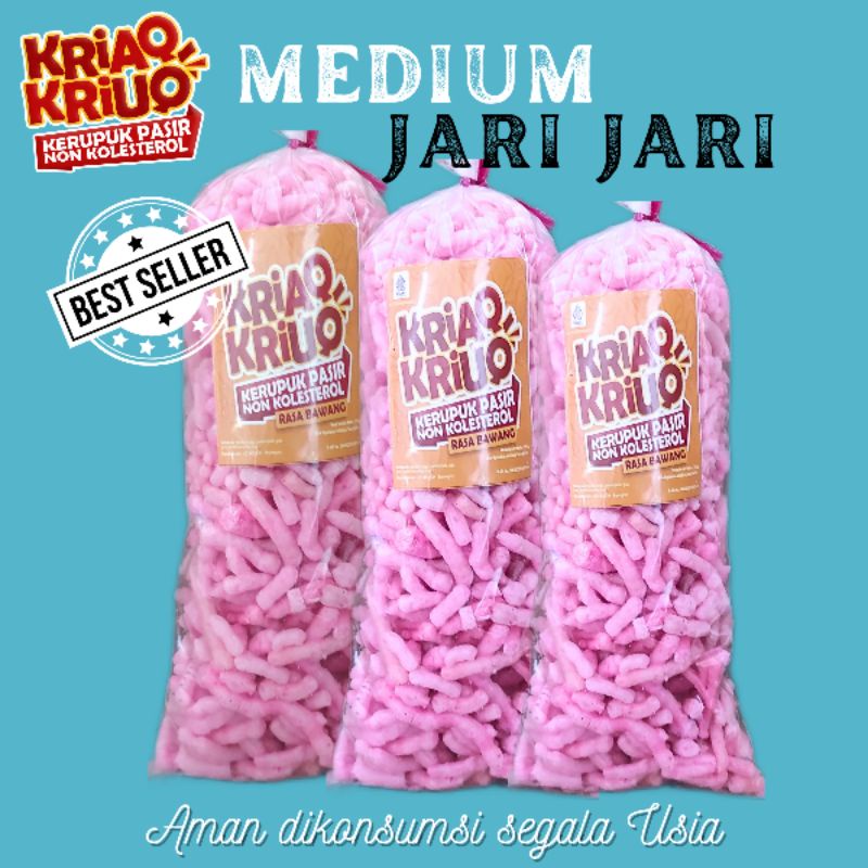 

Kerupuk KRIAQ KRIUQ Jari-Jari BEBAS KOLESTEROL