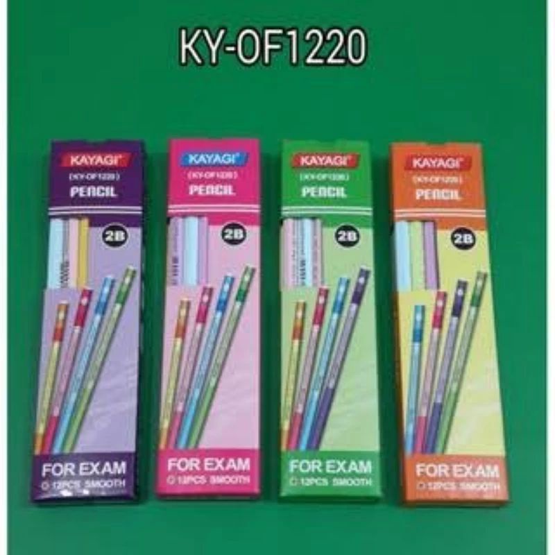 

pensil kayu 2b kayagi (1box isi 12pcs)