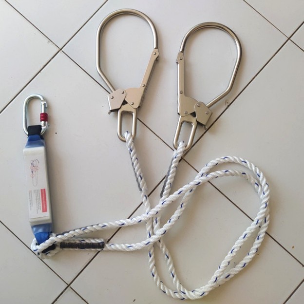 

✨Sale Double Lanyard Hook With Anchor Absorber Haidar 100 Original Terbatas