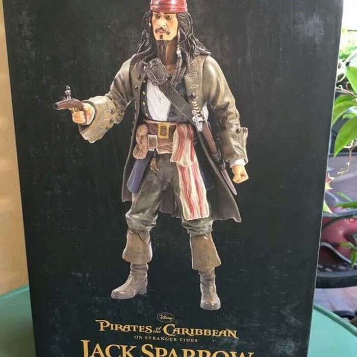 [Original] Jack Sparrow Figure Pirates Caribean 12Inch Bisa Sameday