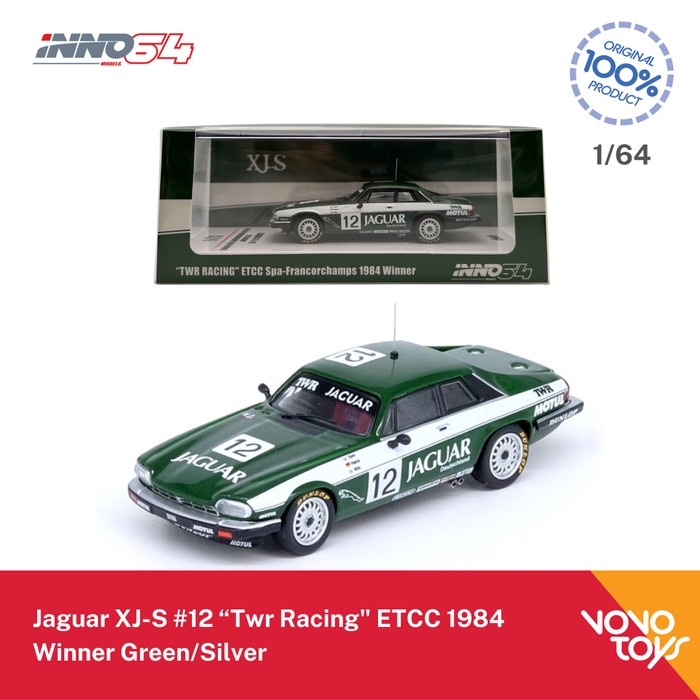 ✅COD Inno 1/64 Jaguar Xj-S #12 Twr Racing Etcc 1984 Winner Inno64 Terbaru