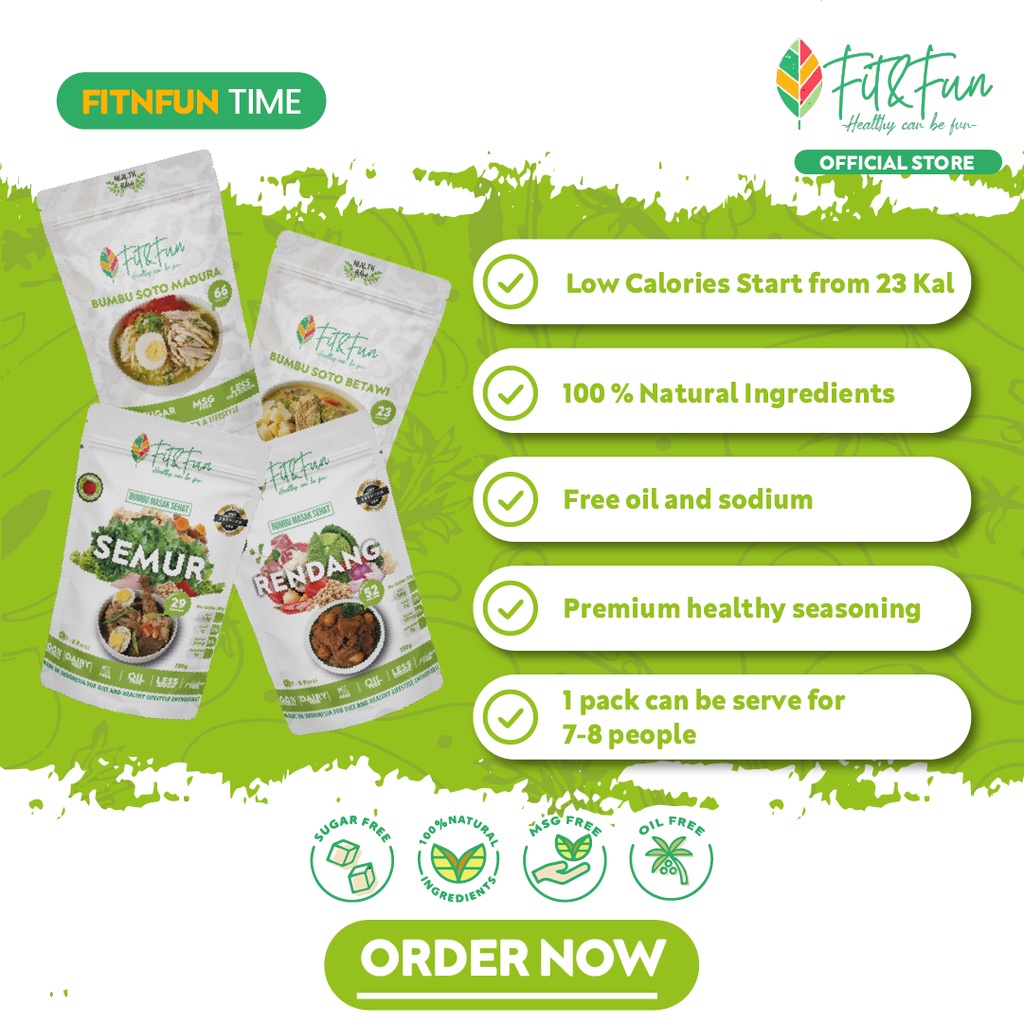 

PROMO FIT AND FUN BUMBU MASAK DIET SEHAT BUNDLING 6