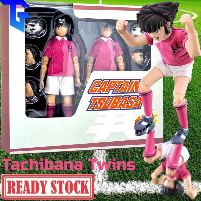 ✨New Ori Dasin Model X 942 Toys - Captain Tsubasa - Tachibana Twins Hanawa Fc Terbatas