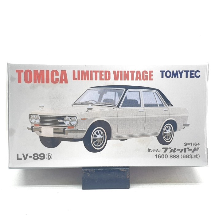 ✅COD Tomica Limited Vintage 89B Datsun Bluebird 1600 Sss Black Roof Top Diskon