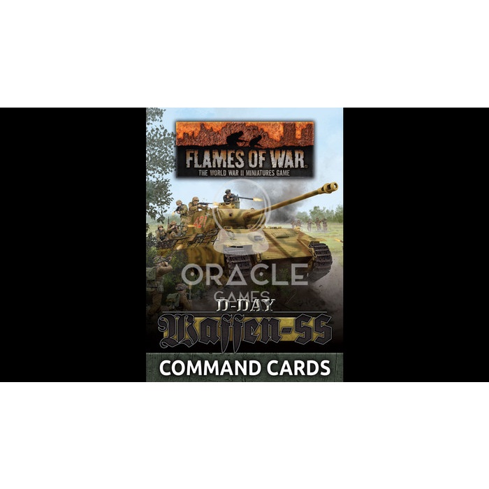 ✅COD Fw265C Flamesof War Waffen Ss D-Day: Waffen-Ss Command Cards Berkualitas