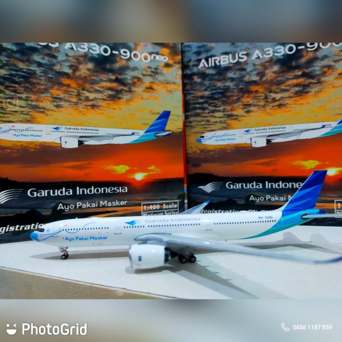 ✨New Garuda Indonesia A330-900Neo Pk-Ghg Phoenix 1:400 Terbaru