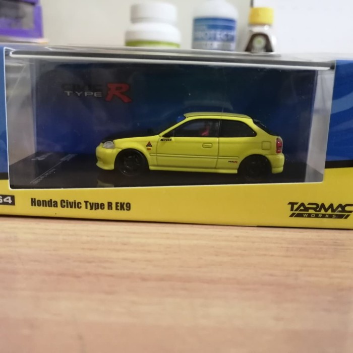 ✅COD Tarmac Honda Civic Ek9 Yellow Limited
