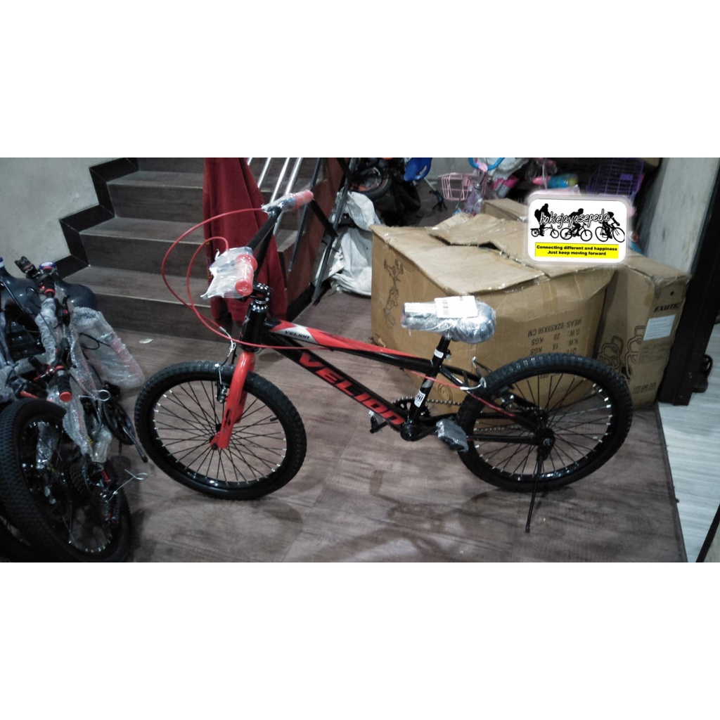 Sepeda BMX 20" VELION - SAO Ban 20 x 3.0 dan 2.40 untuk anak 9 tahun sampai remaja BONUS JALU