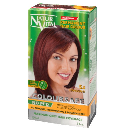 NaturVital Natur Vital Coloursafe Permanent Hair Dye color/ Cat Rambut