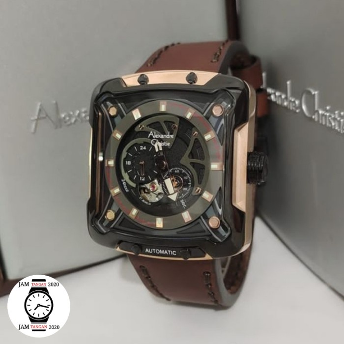 ✅Ready Jam Tangan Pria Original Alexander Cristie Ac3039 Black Rose Ac 3039 Diskon