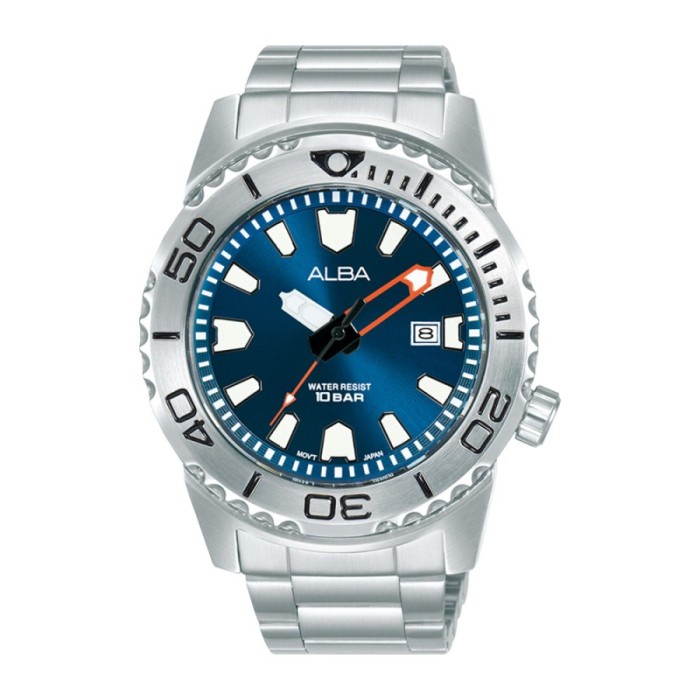 ✅Sale Jam Tangan Alba Pria Ag8M07 Ag8M07X1 Original Bergaransi 1 Tahun Terbatas