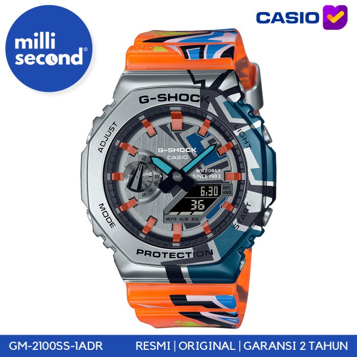 ✅Sale Casio G-Shock Gm-2100Ss-1Adr/Gm2100Ss-1A Original  Garansi Resmi Berkualitas
